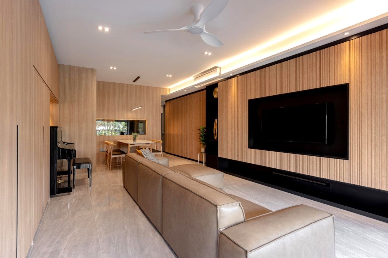 interior reconfigured condo with private lift